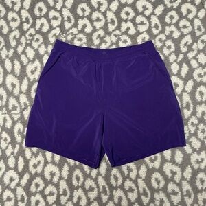 lululemon athletica Purple Pace Break 7 inch lined